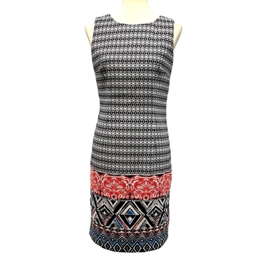 Mario Serrani Italy Printed Sleeveless Sheath Dress - Picture 5 of 16